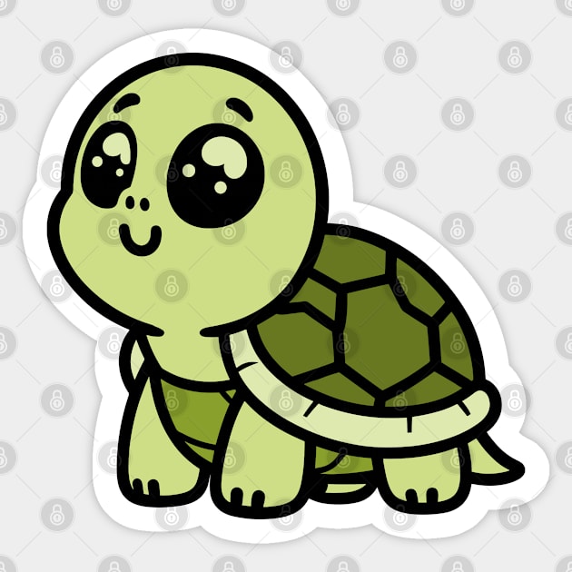 Cute Turtle Sticker by KayBee Gift Shop